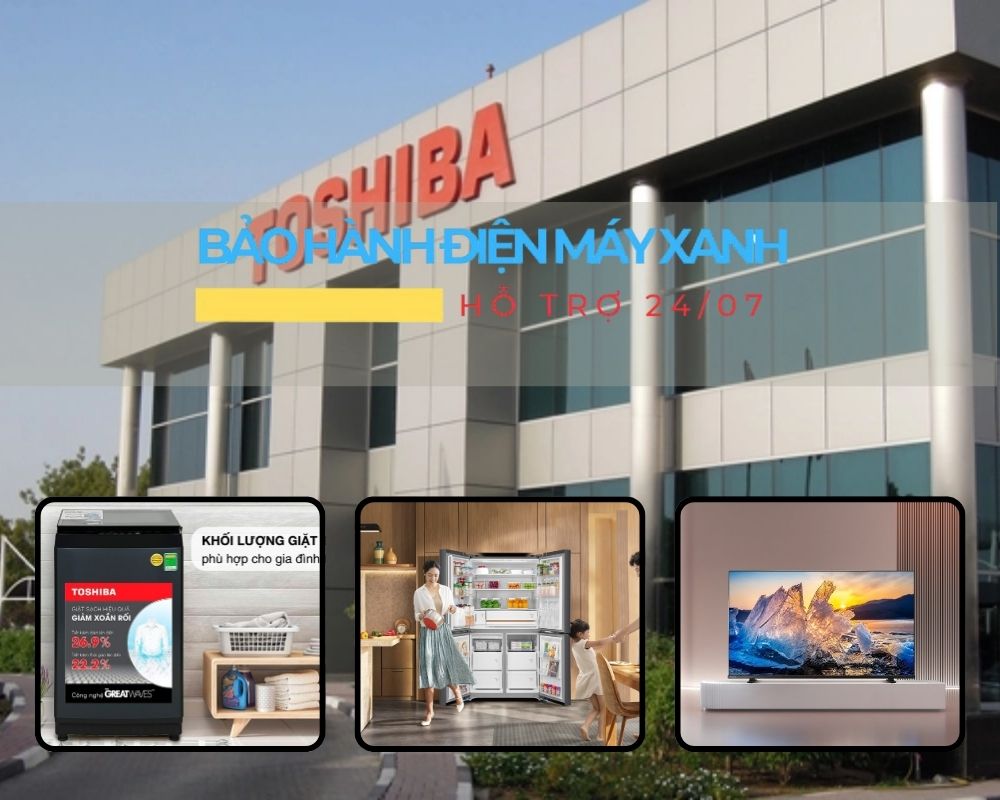 Trung tâm bảo hành Toshiba tại Nghệ An là địa chỉ chính hãng chuyên hỗ trợ sửa chữa, bảo trì các sản phẩm tivi Toshiba, máy giặt Toshiba, tủ lạnh Toshiba, điều hòa Toshiba